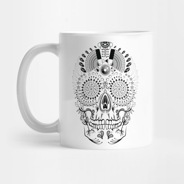 Illustrator Skull (Black) by SlothmanProphecies